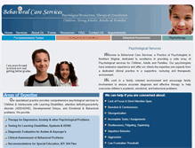 Tablet Screenshot of behavioral-care.com